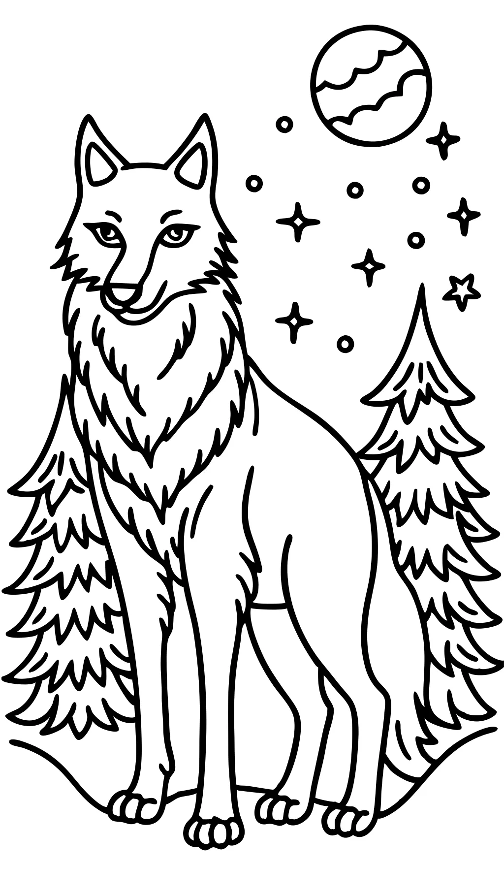 wolf coloring pages